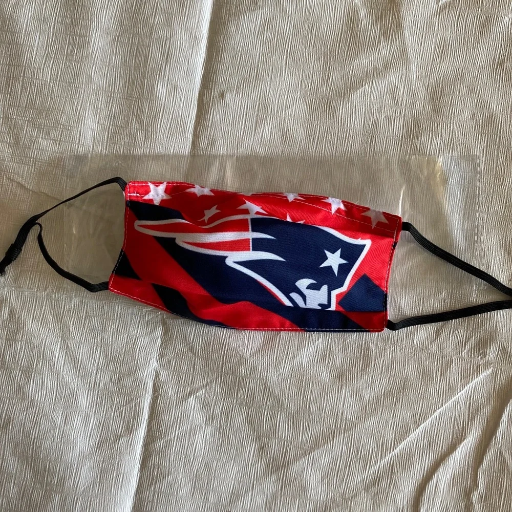 The New England Patriots Face Mask